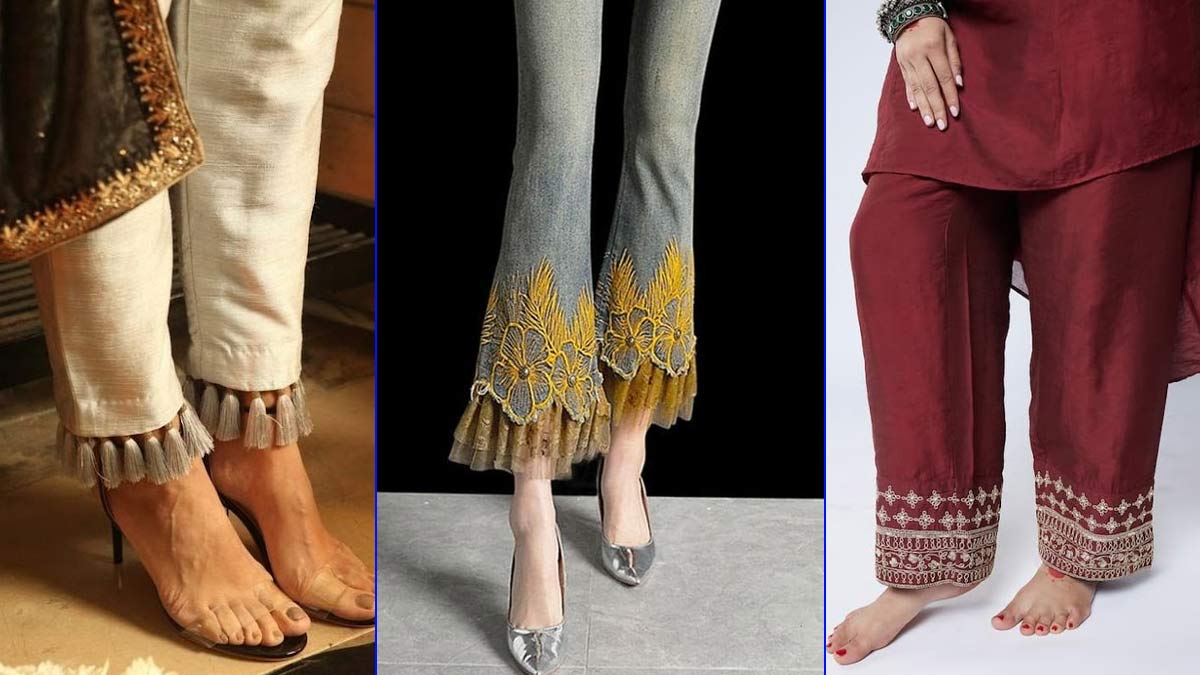 latest unique beautiful pants and palazzo mohri design stylish bottom wear for suitshery