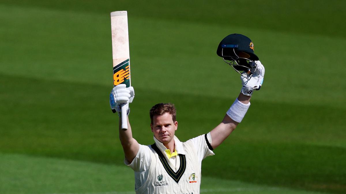 steve smith century in test cricket after 535 days during brisbane gabba test ind vs aus 3rd test travis head 1