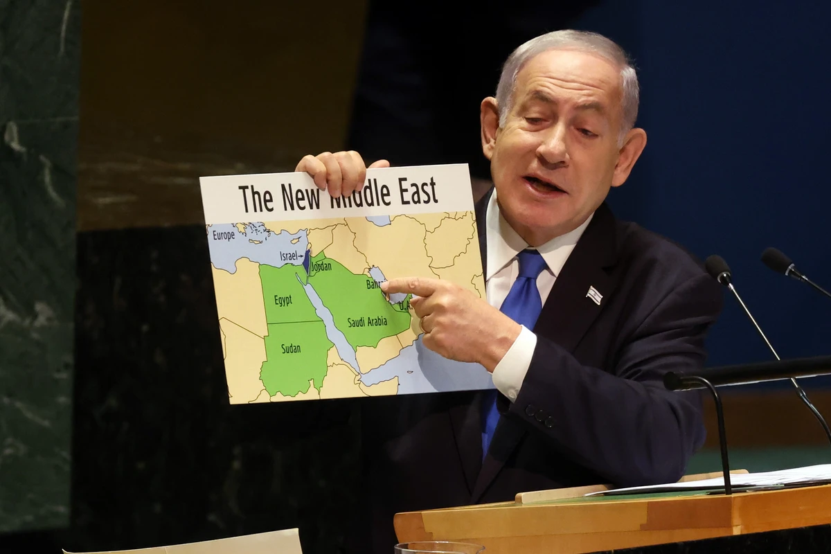 benjamin netanyahu create massive row on new map of israel jorden uae and qatar warns