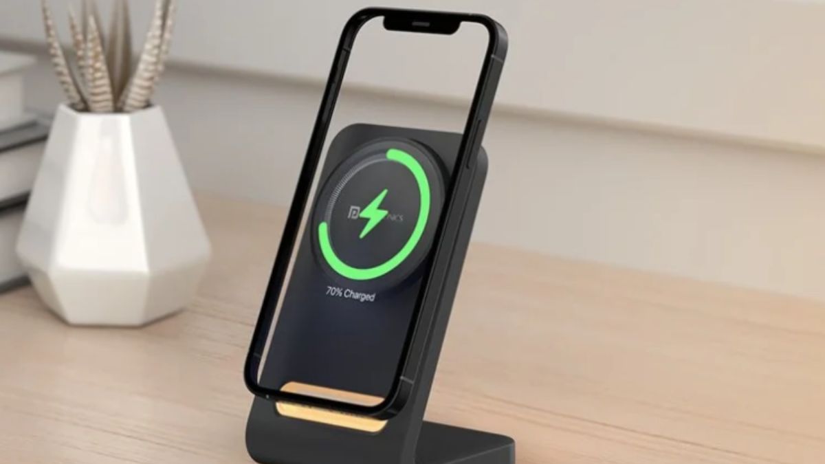 portronics flux 15w wireless charging stand launched with qi2 and magsafe support