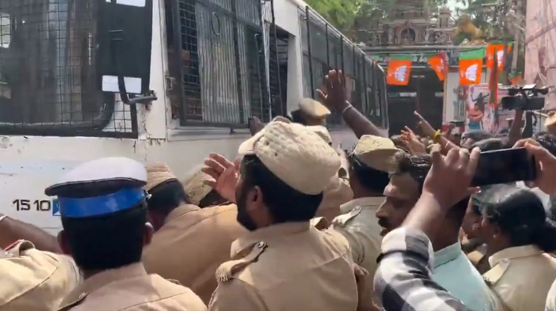 tamil nadu anna assault case bjp women members stage protest seeking justice for student detainedewt346