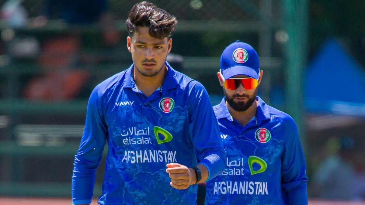 afghanistan squad spinner am ghazanfar ruled out injury icc champions trophy 2025 nangyal kharoti1