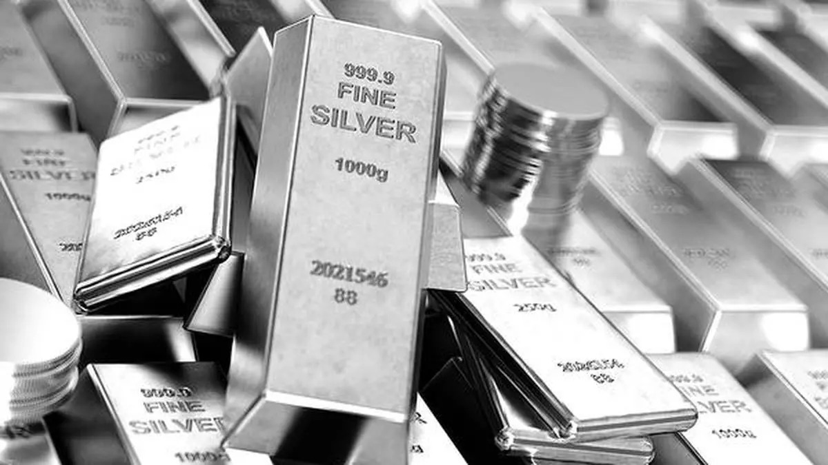 SILVER futures jumps by 1.15wer