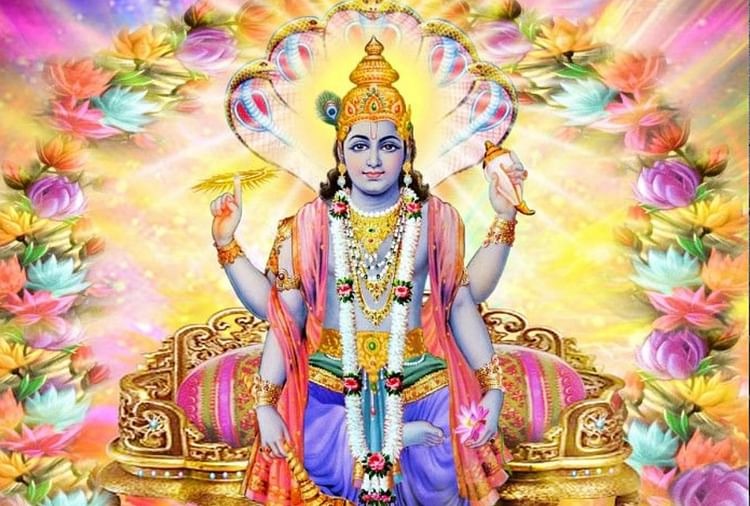 puja path guruwar puja vishnu chalisa lyrics