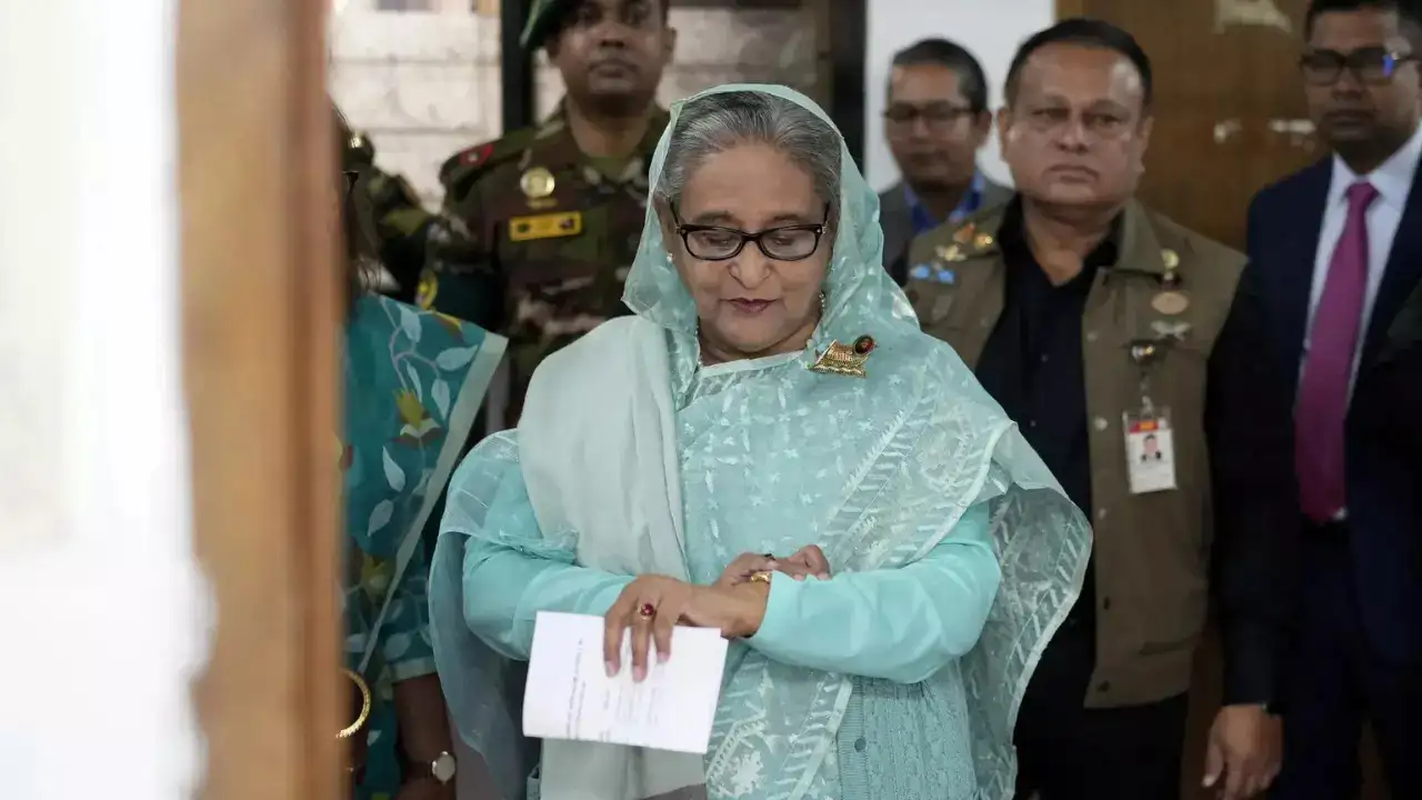 she is coming back as bangladesh pm sheikh hasina close aide thanks india1