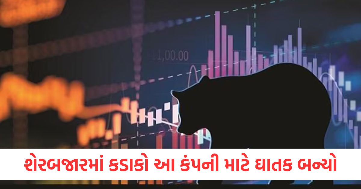 માત્ર 2 મહિનામાં 1.5 લાખ કરોડનું નુકસાન, શેરબજારમાં કડાકો આ કંપની માટે ઘાતક બન્યો શેરબજારમાં કડાકો આ કંપની માટે ઘાતક બન્યોewrwe