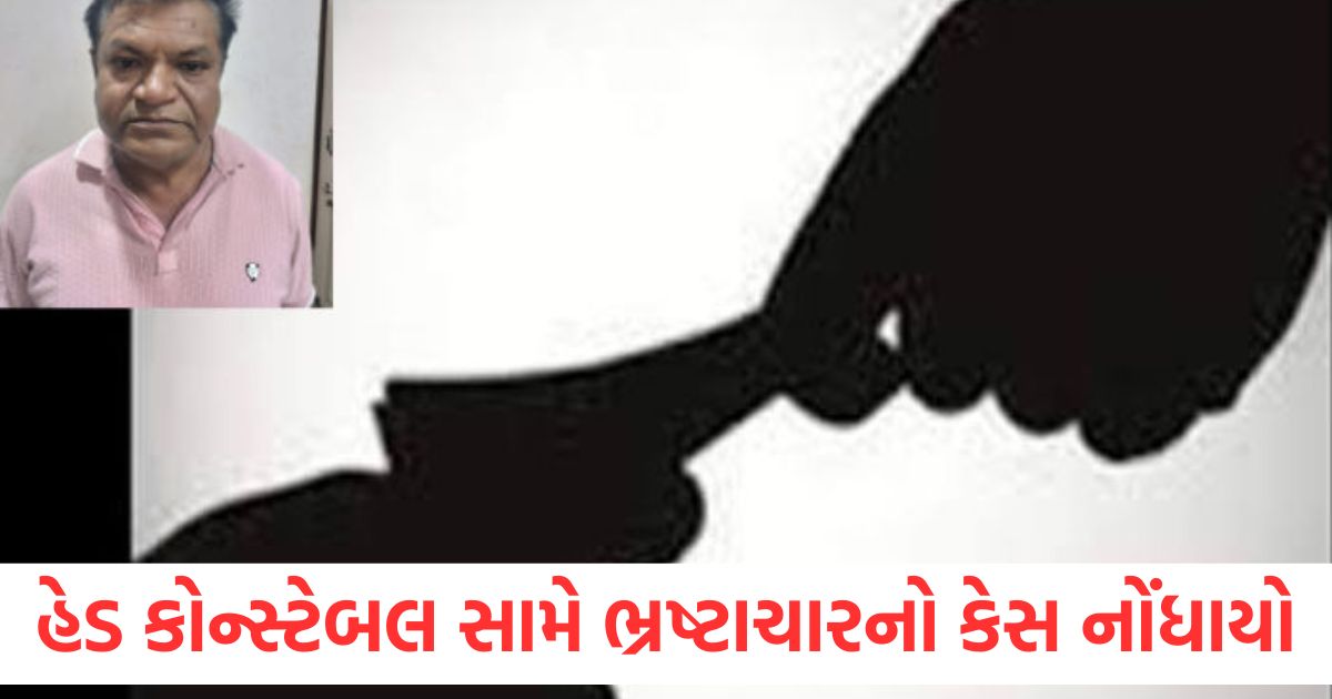 હેડ કોન્સ્ટેબલ સામે ભ્રષ્ટાચારનો કેસ નોંધાયો, આવક કરતાં 23% વધુ સંપત્તિ જાહેર head constable vijay mali corruption case ahmedabad gujarat