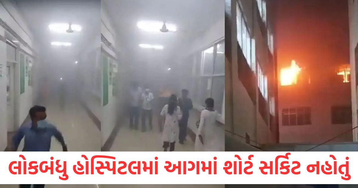 લોકબંધુ હોસ્પિટલમાં આગમાં કોઈ શોર્ટ સર્કિટ નહોતું, તપાસ સમિતિના રિપોર્ટમાં ચોંકાવનારો દાવો lucknow lok bandhu hospital fire case investigation committee gave its report