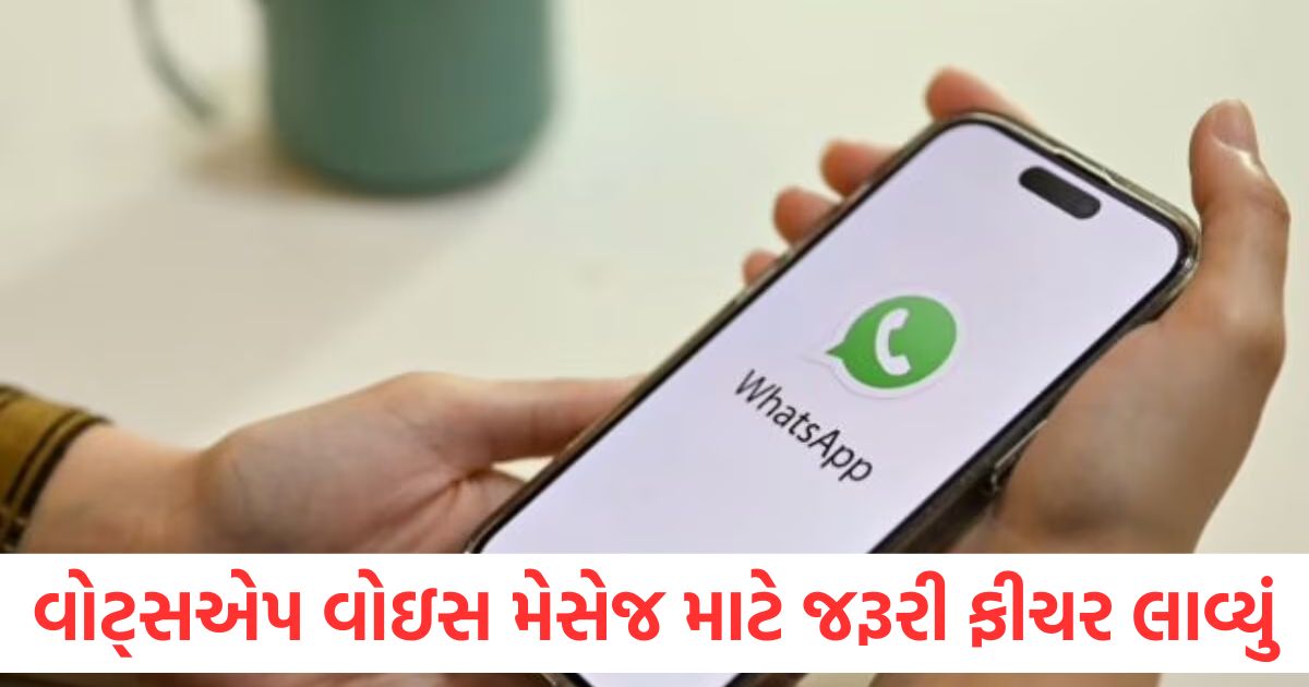 વોટ્સએપ વોઇસ મેસેજ માટે જરૂરી ફીચર લાવ્યું, એપ સેટિંગ્સમાં મળ્યો અદ્ભુત વિકલ્પ whatsapp is rolling out a feature to choose how voice messages are transcribed know all details