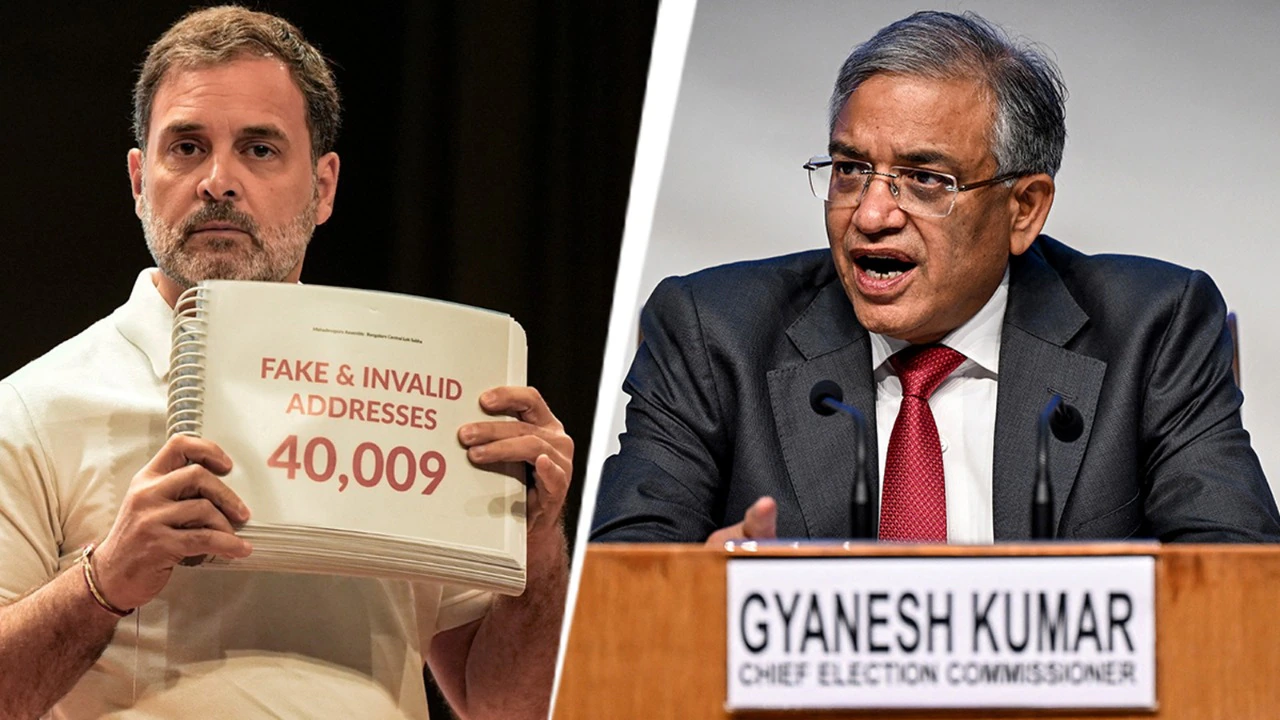 ચૂંટણી પંચે રાહુલ ગાંધીના આરોપોને લઈને ઇ-સાઈન સિસ્ટમ લોન્ચ કરી, મતદાર ઓળખ દુરૂપયોગ રોકાશે Election Commission launches e sign system in response to Rahul Gandhis allegations voter ID misuse will be stopped