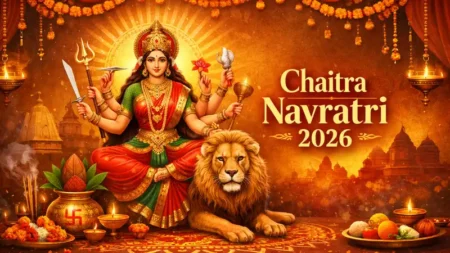 Chaitra Navratri begins on March 19 2026 – nine days of worship of Mataji fasting and installation of Ghats