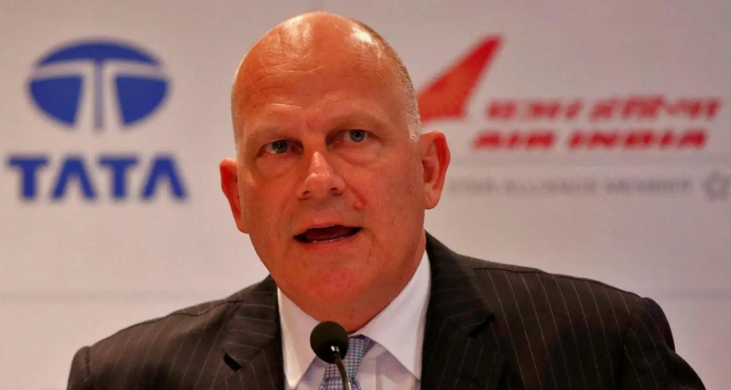 એર ઇન્ડિયાના સીઈઓ કેમ્પબેલ વિલ્સે રાજીનામું આપ્યું, કાર્યકાળ જુલાઈ ૨૦૨૭ સુધી ન હતો Air India CEO Campbell Wills resigns term not up to July 2027