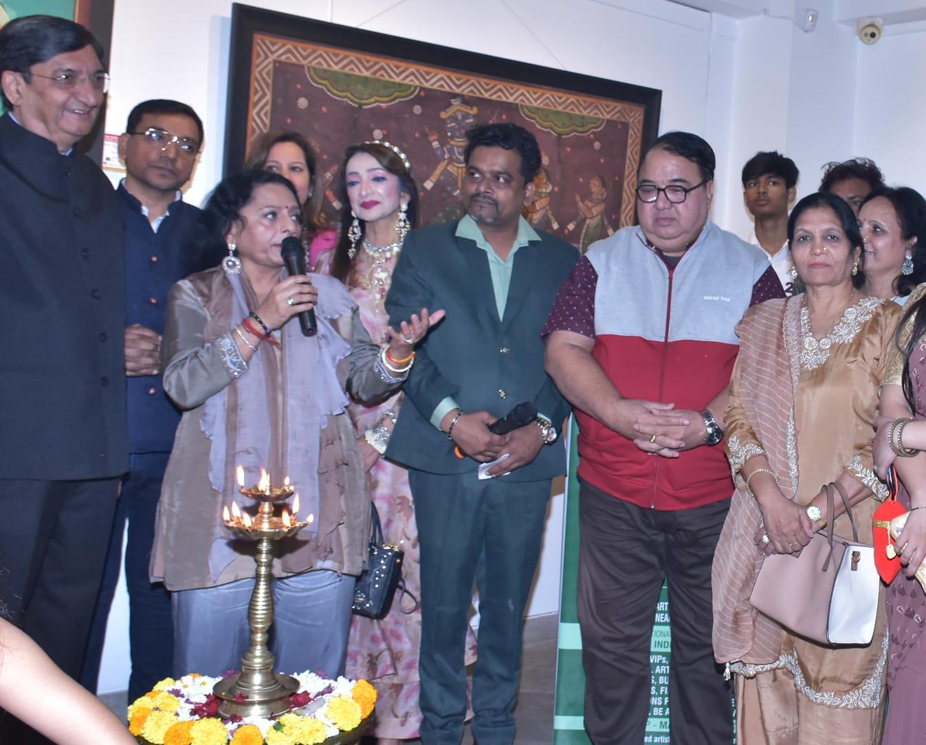 24th International Group Art Exhibition का उद्घाटन: Manju Lodha ने कला-संस्कृति को समाज का आधार बताया GARVI GUJARAT 2