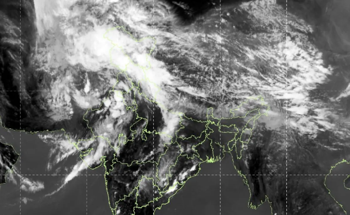 India Meteorological Department ચેતવણી: ૧૦૦૦ કિ.મી. વાદળોથી ઉત્તર-પશ્ચિમ ભારતમાં ભારે વરસાદ અને કરાની આગાહી India Meteorological Department Warning Heavy rain and hail predicted in northwest India due to 1000 km clouds
